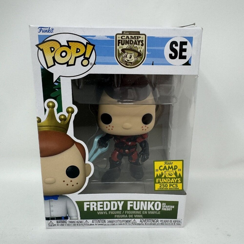 Funko Pop! Freddy Funko As Spartan Halo LE 250 Armor Camp Fundays 2023 See Pics